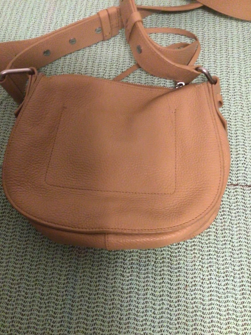 All Saints soft leather messenger  crossbody /shoulder bag  # hands free